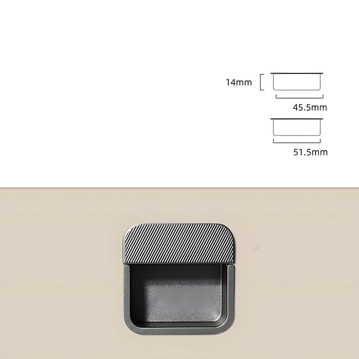 Stylish Metal Recessed Sliding Door Concealed Handles