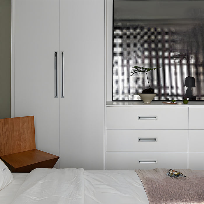 Vintage Invisible Recessed Finger Pull Cabinet Handles