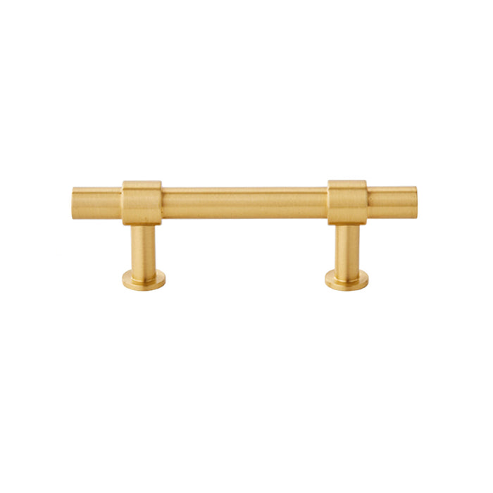 Gold Brass T-shaped Cabinet Handles