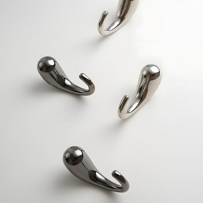 Minimalist Solid Brass Wall Hooks