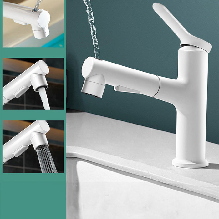 2 Modes Hot and Cold Pull-Out Bathroom Basin Faucets