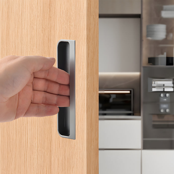 Sqaure Sliding Closet Door Handles Flush Pulls