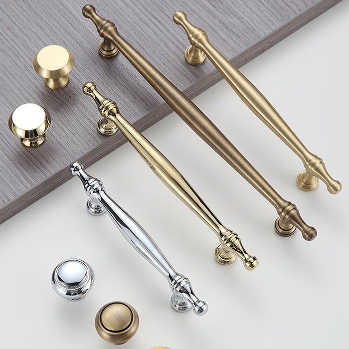 French Style Furniture Wardrobe Brass Handle