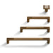 Square Textured Gold & Black Drawer Handles