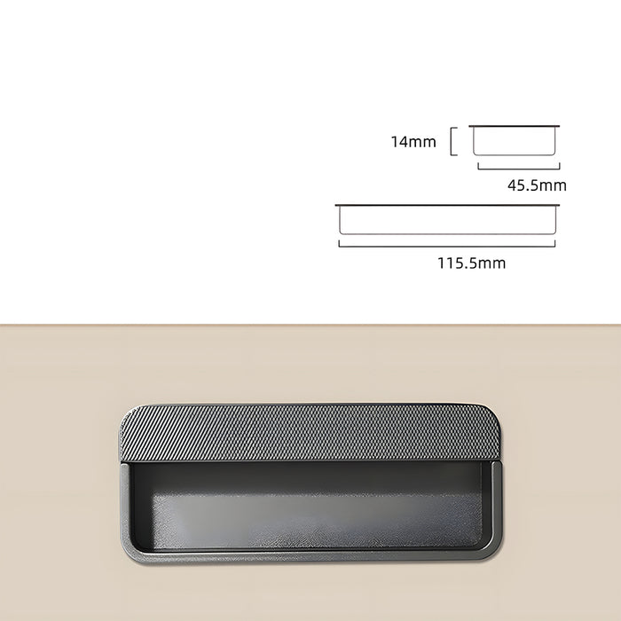 Stylish Metal Recessed Sliding Door Concealed Handles