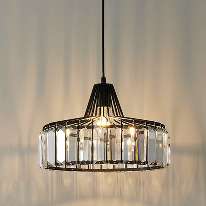 Industrial Metal Lantern Pendant Light