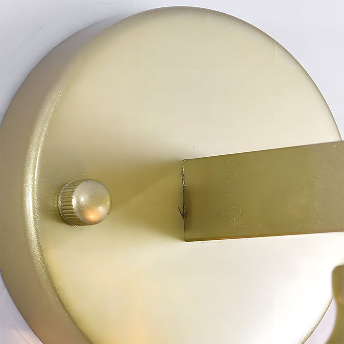 Retro Wall Lamp Glass Shade for Bedroom Bedside