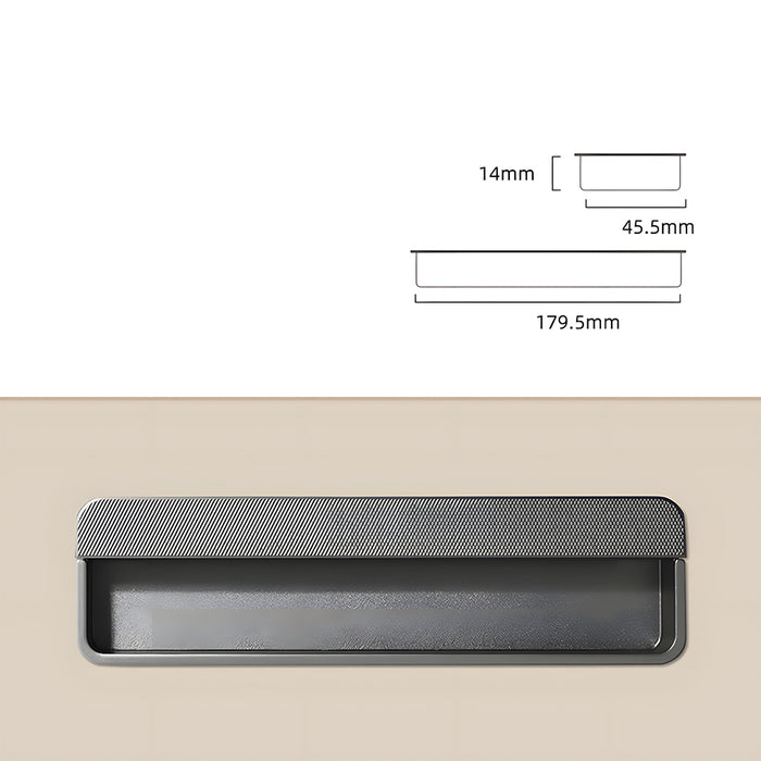 Stylish Metal Recessed Sliding Door Concealed Handles