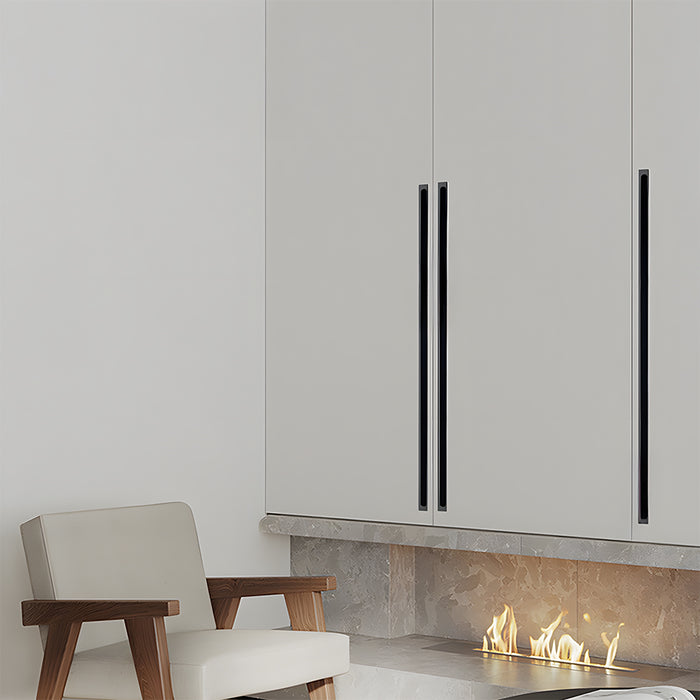 Vintage Invisible Recessed Finger Pull Cabinet Handles