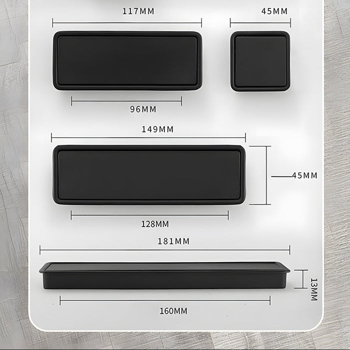 Sleek Hidden Embedded Cabinet Handles