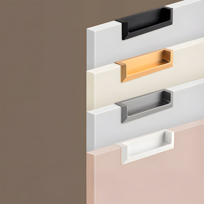 Stylish Recessed Flush Finger Pull for Cabinet