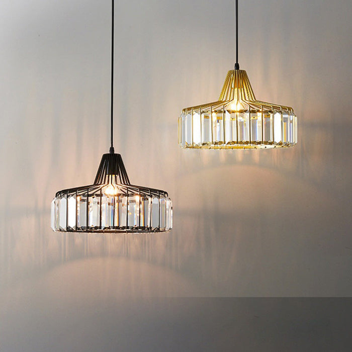 Industrial Metal Lantern Pendant Light