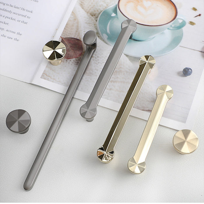 Simple Extended Zinc Alloy Cabinet Hardware Drawer Handles