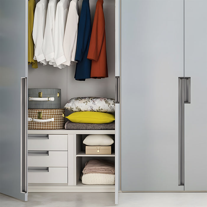 Contemporary Aluminum Alloy Finger Edge Pulls