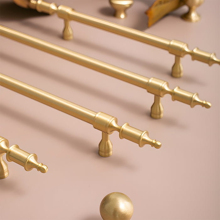 Gold Brass Wardrobe Door Handles