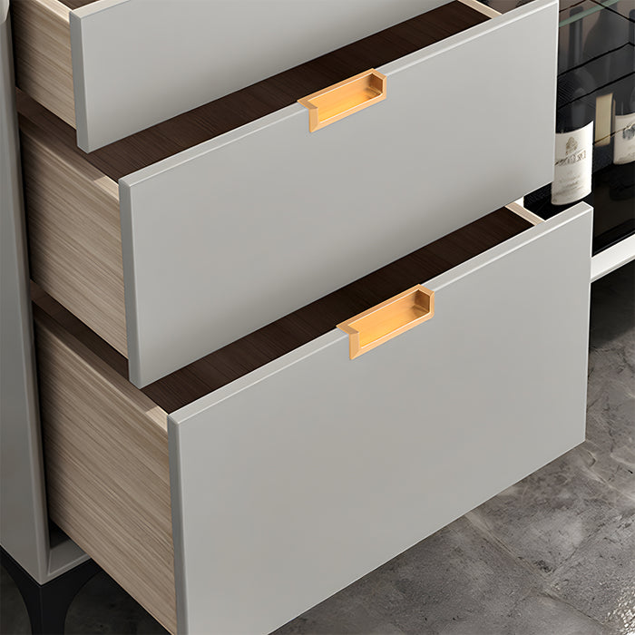 Stylish Recessed Flush Finger Pull for Cabinet