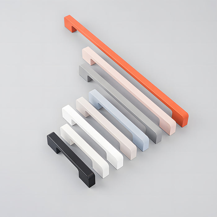 Simple Multi-Color Kitchen Cabinet Handles
