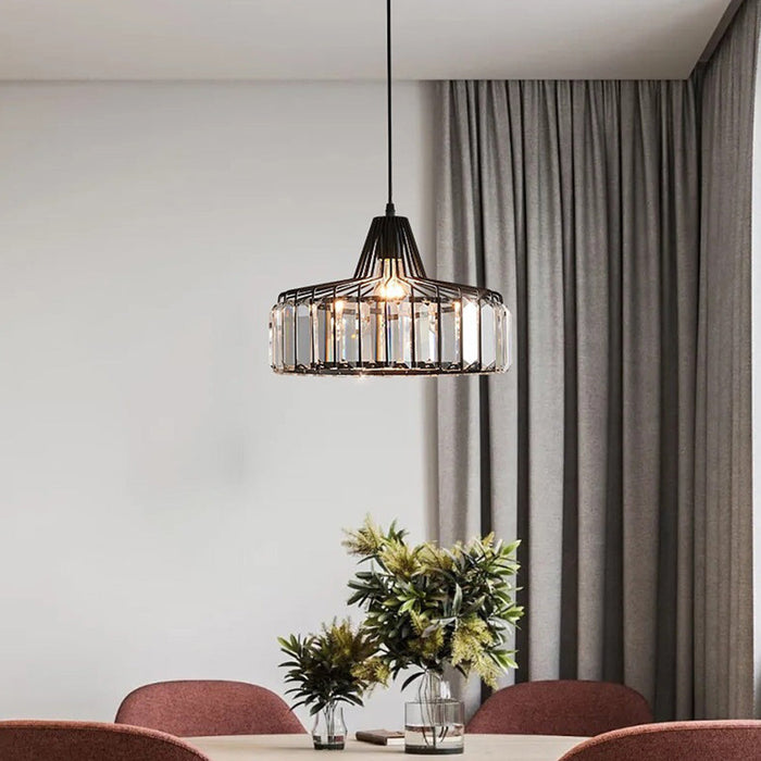 Industrial Metal Lantern Pendant Light