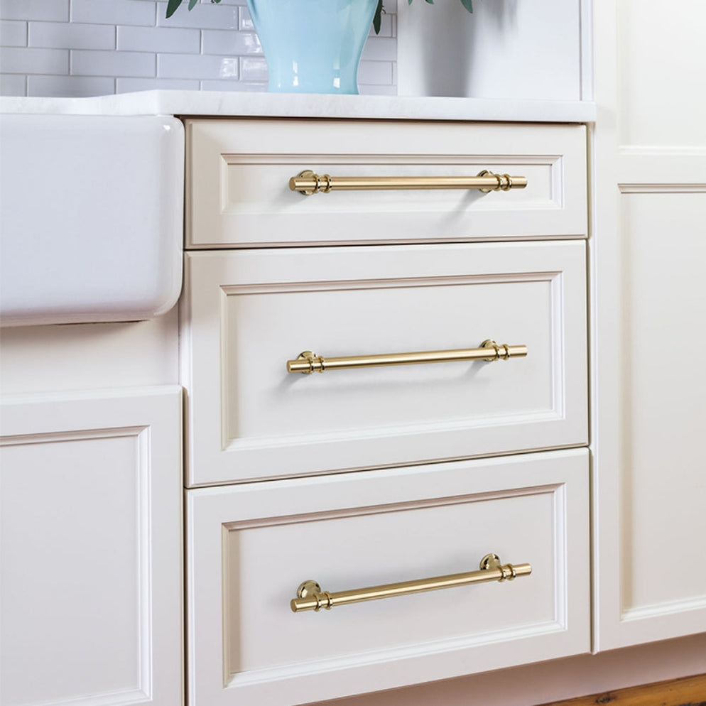 Goldenwarm Luxurious Europe Style Kitchen Drawer Pulls and Cabinet Knobs