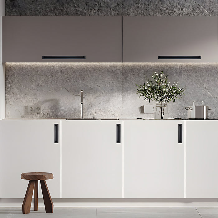 Vintage Invisible Recessed Finger Pull Cabinet Handles