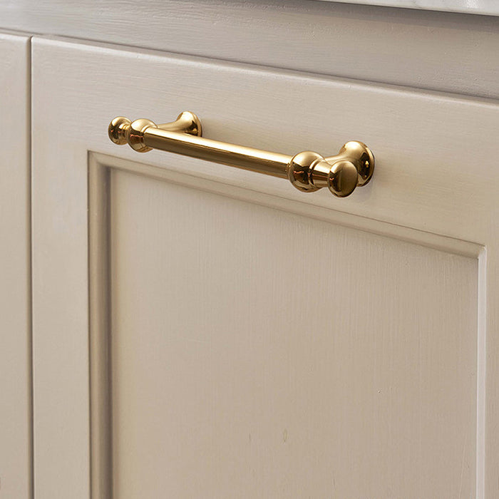 Simple Luxurious Bright Gold Kitchen Door Handles