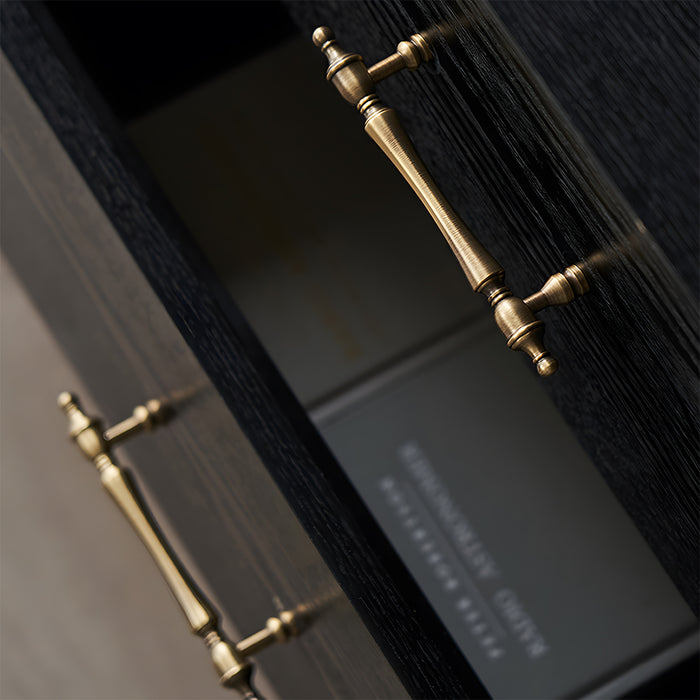 Vintage Brass Wardrobe Cabinet Door Handles