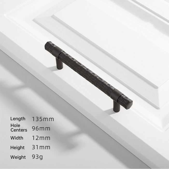 Creative T Bar Solid Zinc Alloy Cabinet Drawer Handles