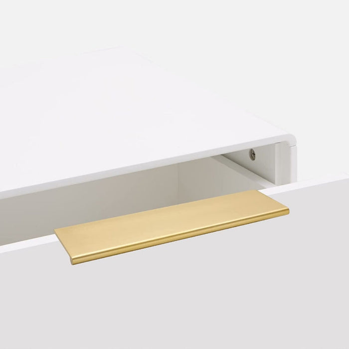Gold Finger Pulls Modern Dresser Handles Kitchen Cabinet Hardware