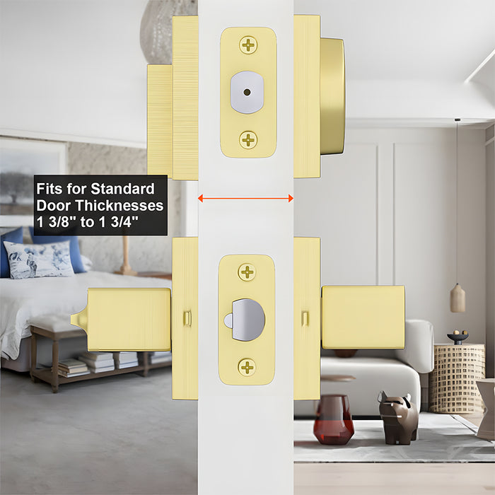 Entry Door Locksets Exterior Door Handle and Deadbolt Set