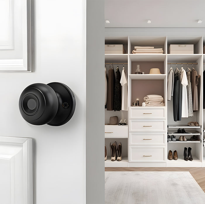 Keyless Round Dummy Passage Privacy Interior Door Knobs