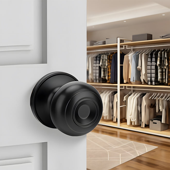 Keyless Round Dummy Passage Privacy Interior Door Knobs