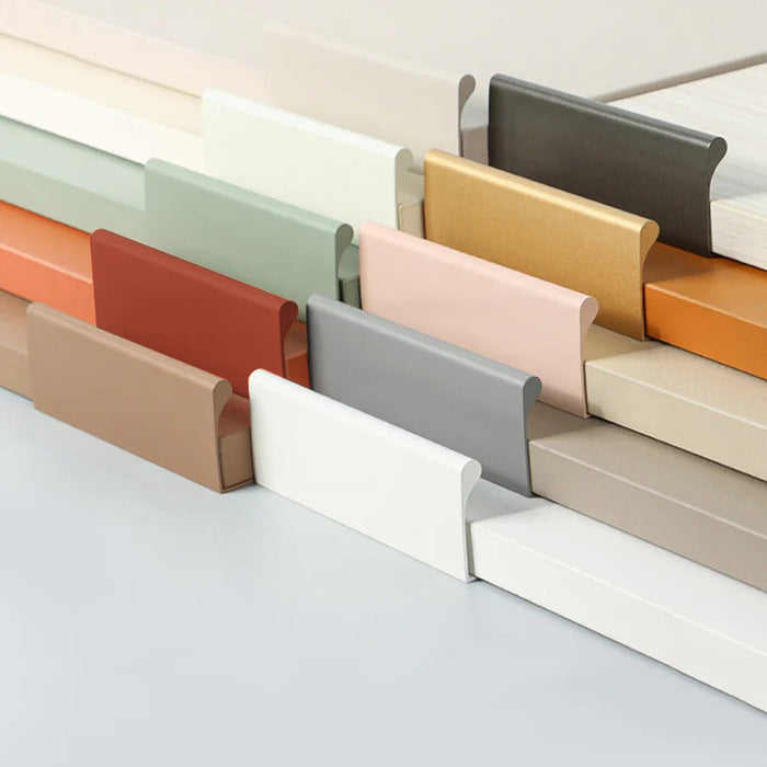 Modern Refined Cabinet Edge Finger Pulls For Kitchen