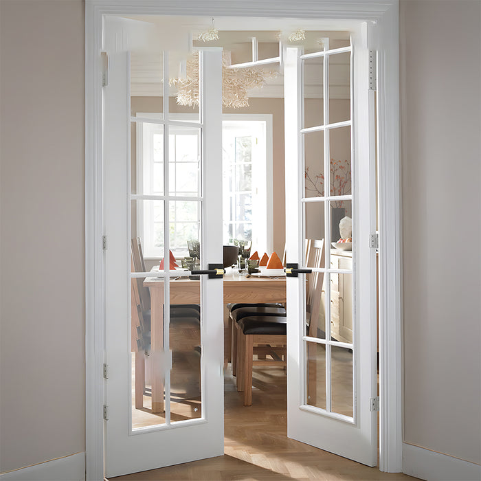 Zinc Alloy Black Gold Interior Door Handle Heavy Duty Door Lever