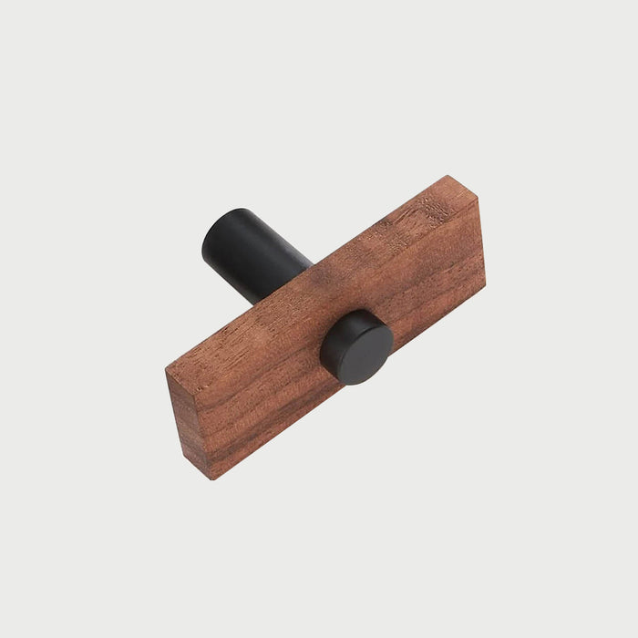 Stylish and Durable Walnut Brass Cabinet Handles