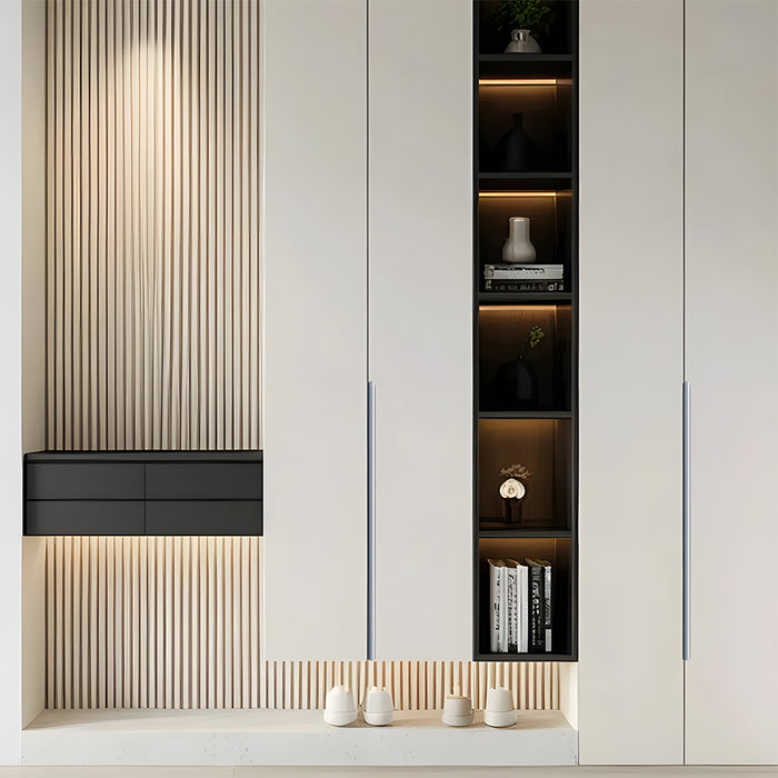 Modern Metal Invisible Cabinet Edge Pulls