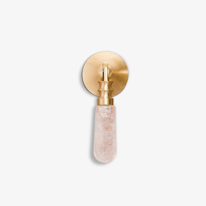 Light luxury Crystal Knob Brass Knobs Kitchen Cabinet Hardware