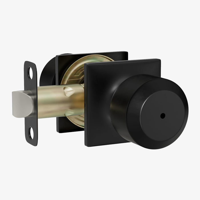 Black Simple Round Door Knob for Room