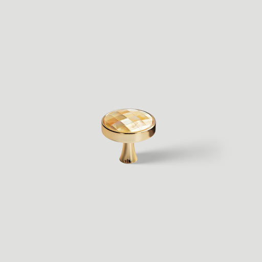 Decorative Natural Shell Cabinet Knobs with Solid Zinc Alloy Base