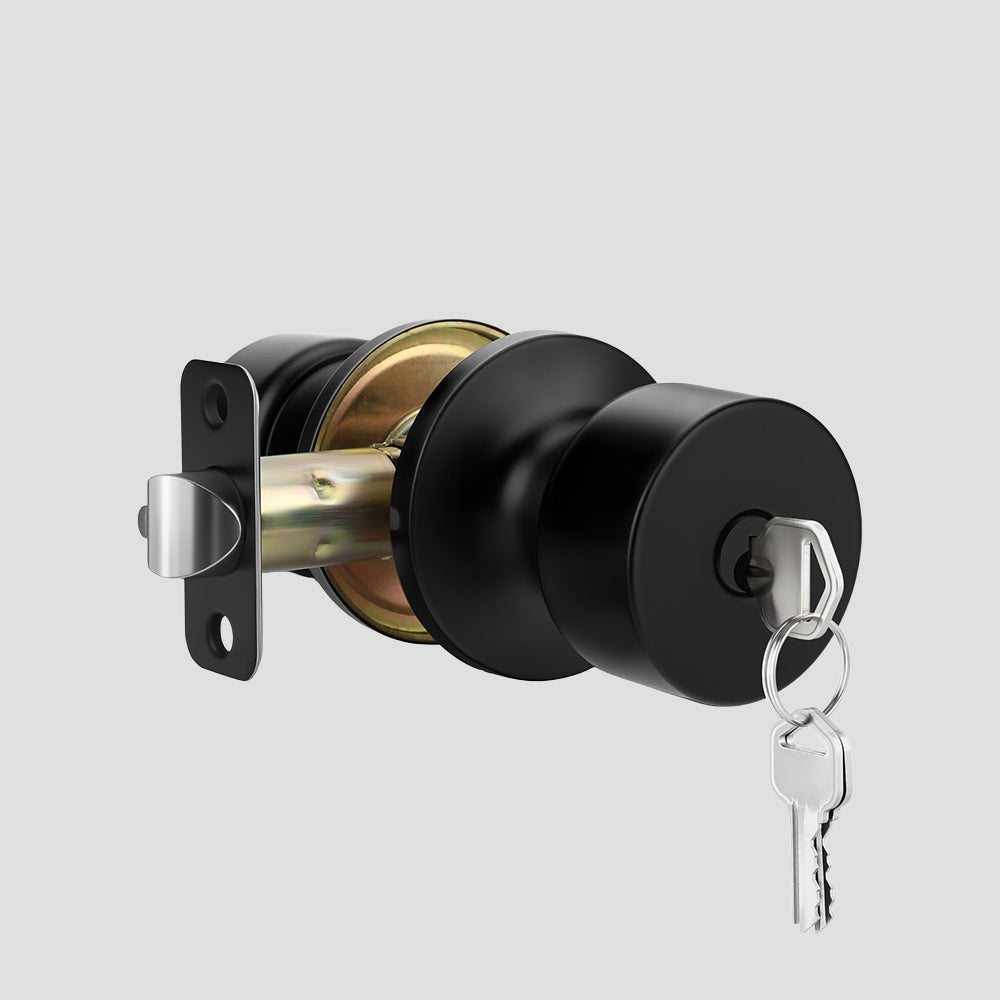 Front Door Door knobs Entry Lockable Door Knob | Goldenwarm