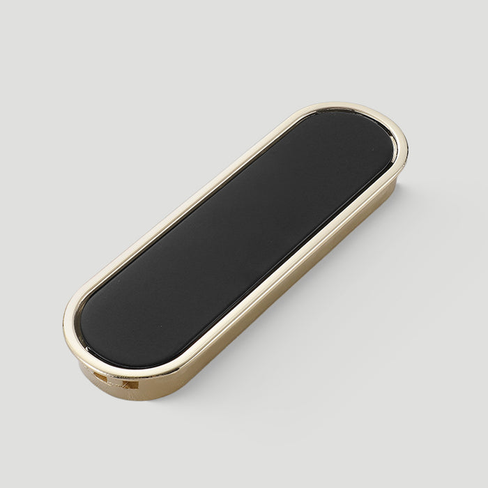 Simple Black Hidden Recessed Cabinet Pulls