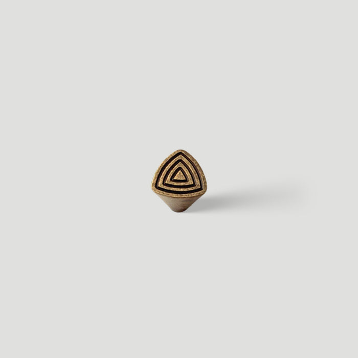 Vintage Geometric Triangle Cabinet Knobs