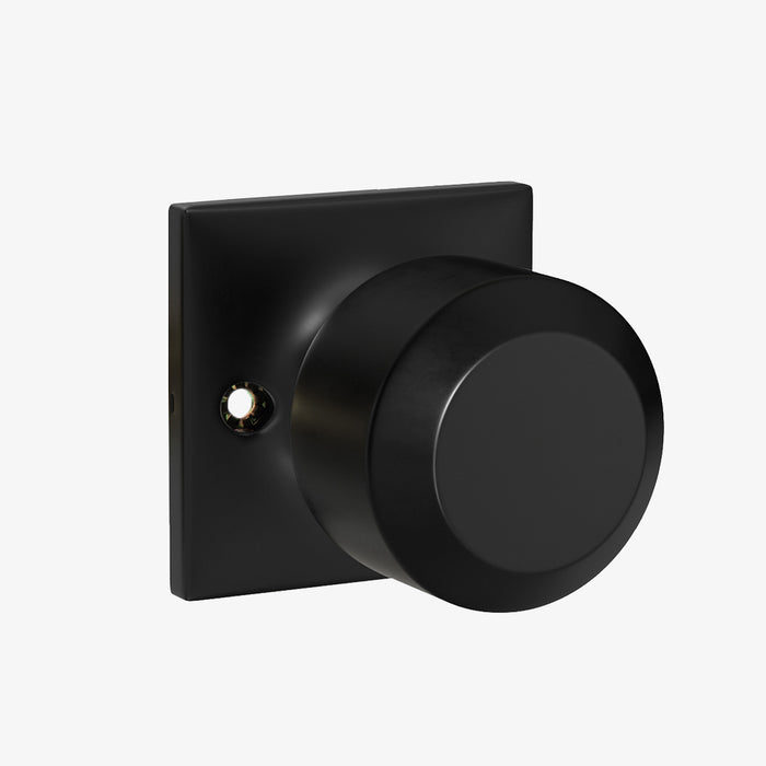 Black Simple Round Door Knob for Room