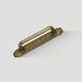 Vintage Zinc Alloy Drawer Handles with Backplate
