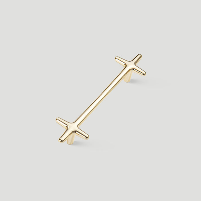 Modern Bright Silver Zinc Alloy Cabinet Pulls and Handles