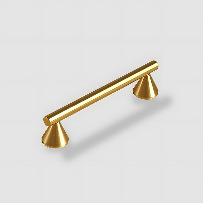 Brushed Cabinet Drawer Pull Pulls 4-Pack Brushed Brass Gold Cone Knobs - Cabinet & Drawer Pulls For Kitchen Or Dresser Brushed Cabinet Drawer Pull Pulls 4-Pack Brushed Brass Gold Cone Knobs - Cabinet & Drawer Pulls For Kitchen Or Dresser