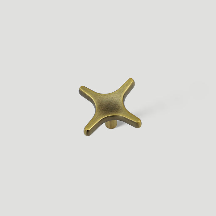Modern Zinc Alloy Star Cross Cabinet Knobs