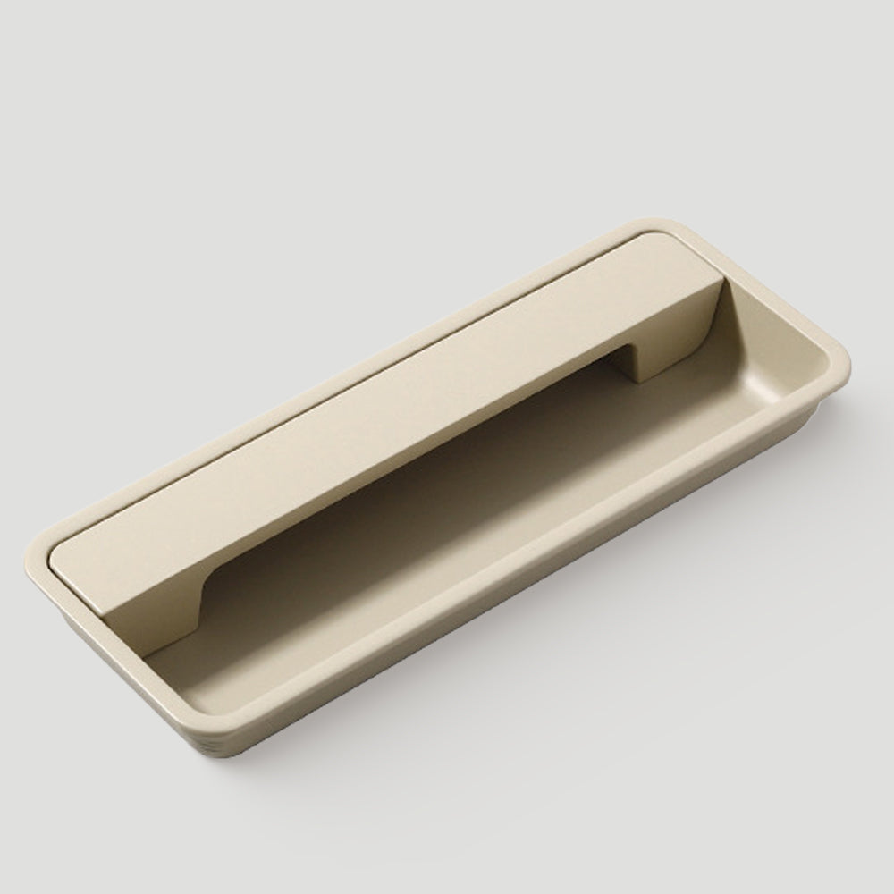 Recessed drawer pull inset cabinet handles flush hidden cabinet pulls ...