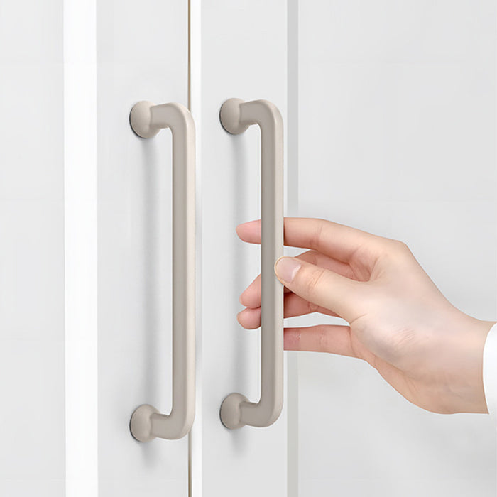 Simple French Style Zinc Alloy Color Cabinet Door Handles