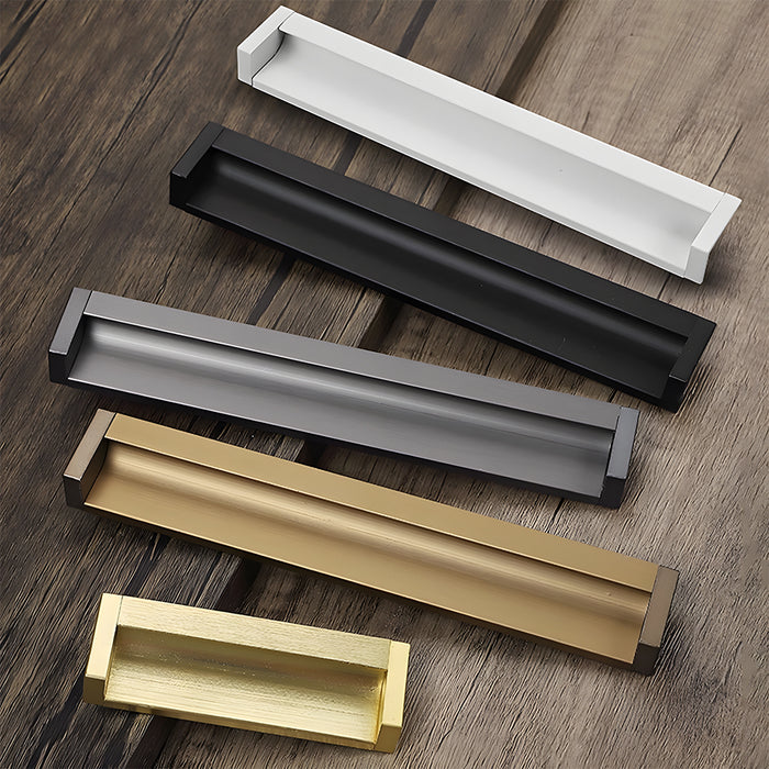 Contemporary Aluminum Alloy Finger Edge Pulls