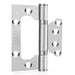 4 Inch x 3 Inch Non-Mortise Stainless Steel Brushed Nickel Door Hinges